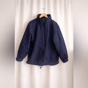 Lands' End Women's Navy Blue Jacket